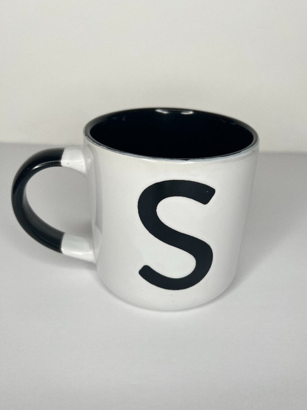 Royal Norfolk Oversized Ceramic Coffee Mug Monogrammed S 16 oz - Picture 2 of 5